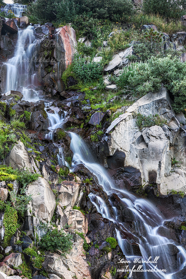 Galena Creek Falls Nevada Waterfalls; Incline Village, Lake Tahoe