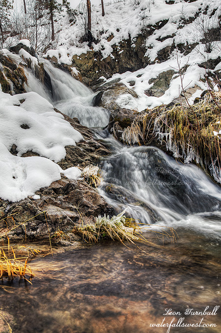 Waterfalls of Washington - Chamokane Falls; Reardan, Spokane Indian ...